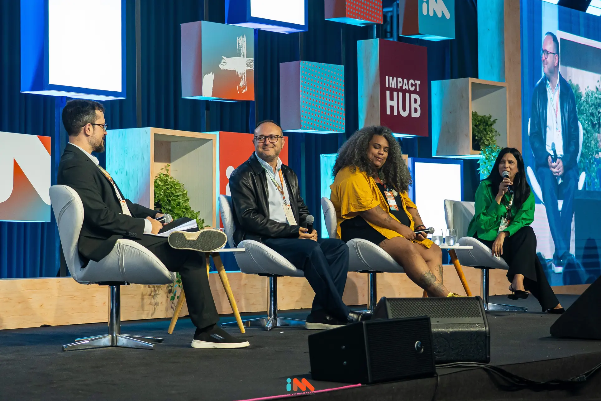 Evento presencial com palestrantes nacionais e speakers internacionais relevantes do ecossistema de impacto